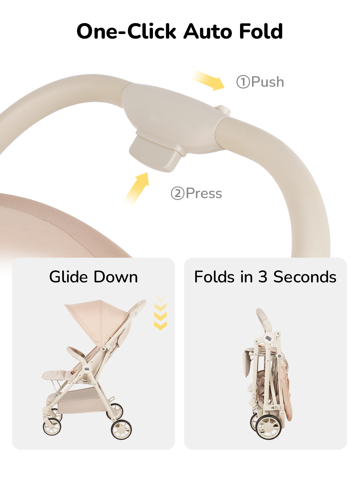 Cochecito ultraligero Whizbebe Aero Ease